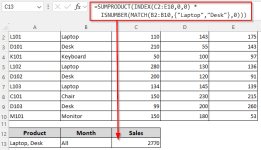 How to Use SUMPRODUCT with INDEX-MATCH Formula in Excel - Excel Insider