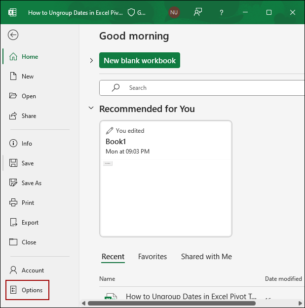 Disabling Automatic Grouping Feature