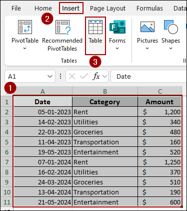 Using Ungroup Feature to Ungroup Dates