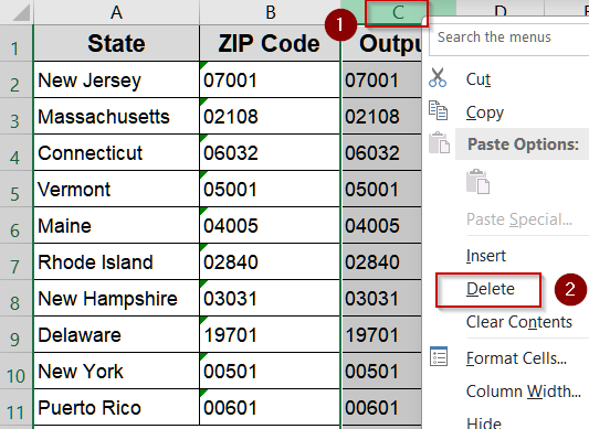 Apply the TEXT Function to Display Leading Zeros Properly