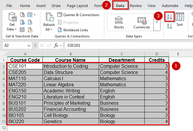 Create a Lookup Table Using LOOKUP Function