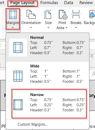 Designing and Printing Labels Directly in Excel  (Alternative Method)