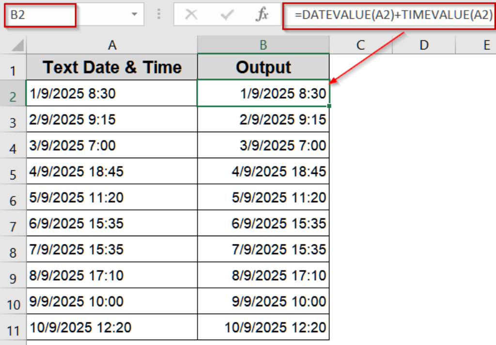 How to Convert Text to Date and Time in Excel (9 Examples) - Excel Insider