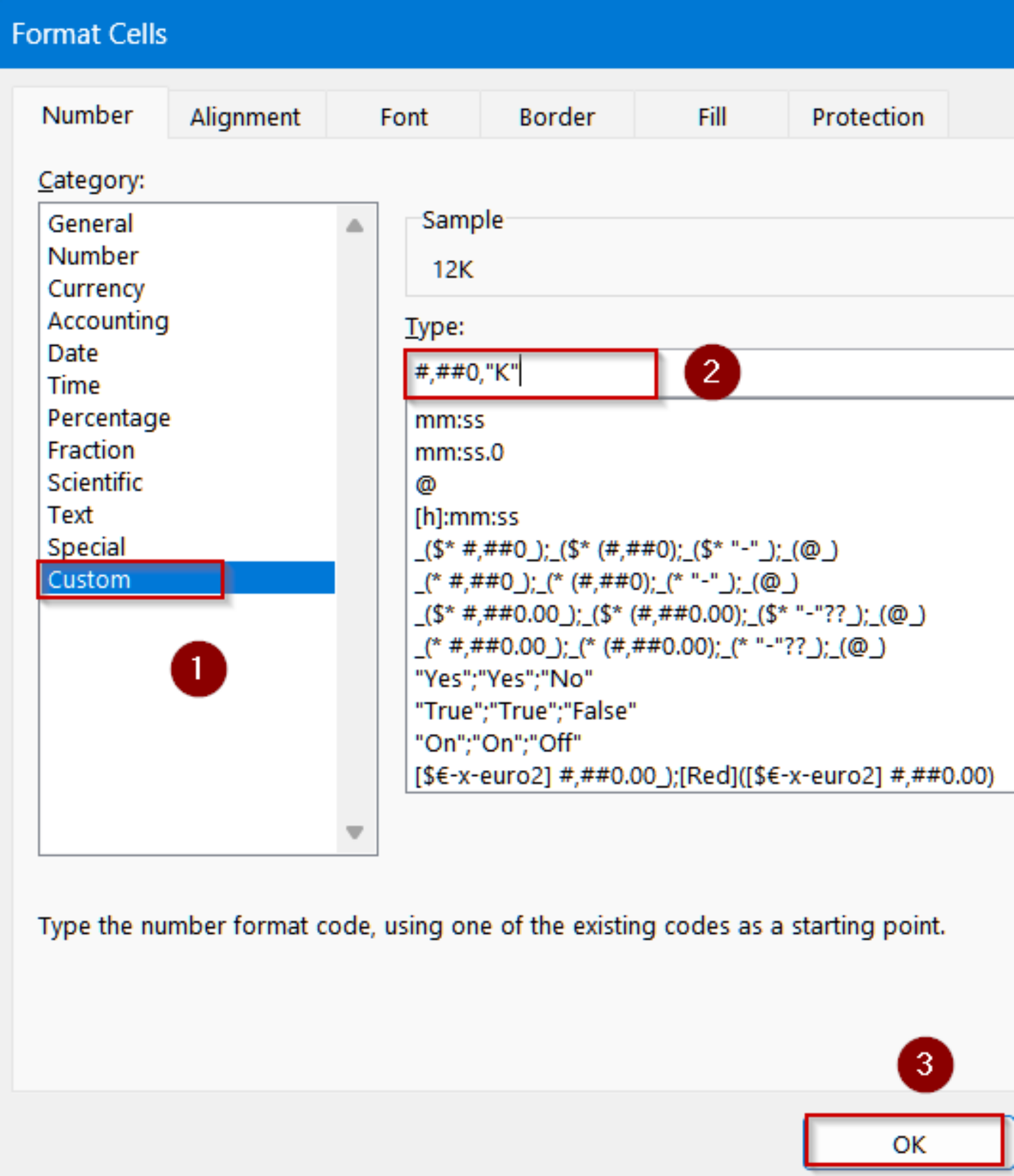Format Numbers with Thousands (K) & Millions (M) in Excel - Excel Insider