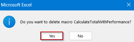 Quickly Remove Macros Using Shortcut Keys