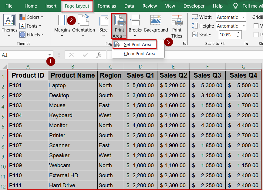 Steps to Save Excel As PDF Landscape