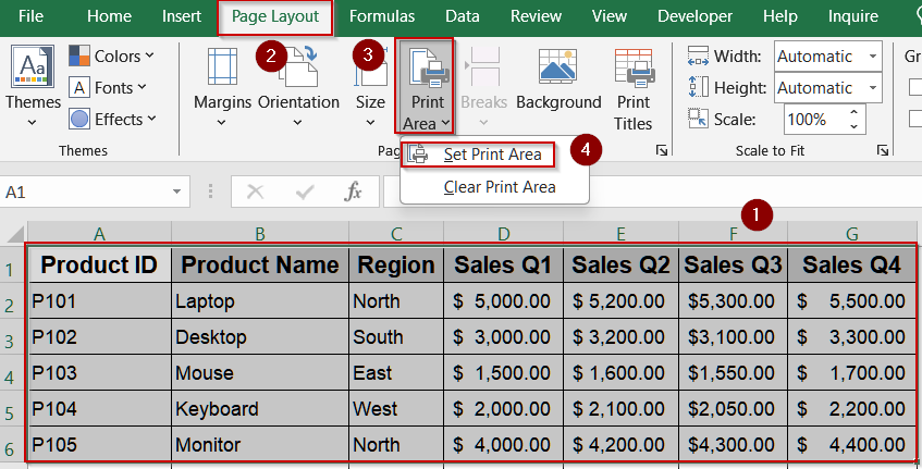 Adding Multiple Non-Adjacent Print Areas
