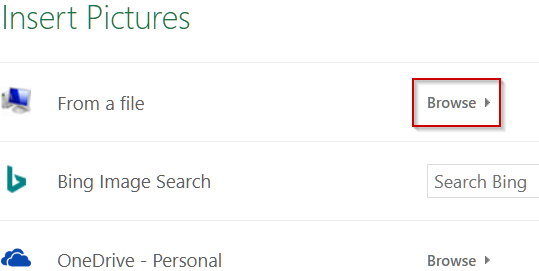 Steps to insert logo in Excel header