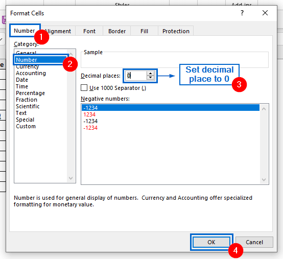 Convert Hour to Minute by Formatting Cells with Context Menu