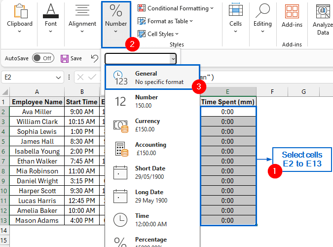Use the CONVERT Function to Change Hours to Minutes