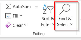 Use Go To Special Selection to Clean Hidden Rows