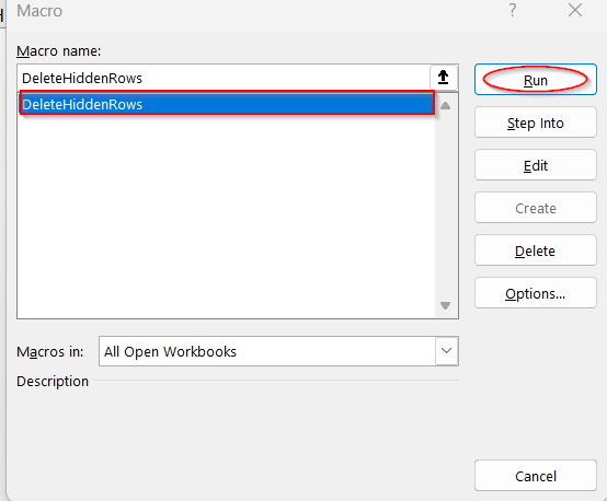 One-Click VBA Script to Clean Hidden Rows for Large Datasets