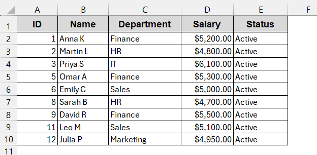 One-Click VBA Script to Clean Hidden Rows for Large Datasets
