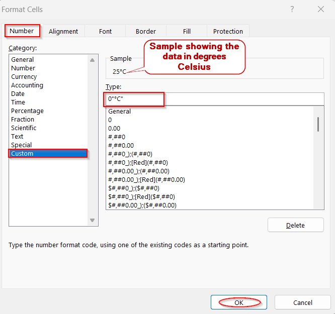 Custom Format Special Characters and Symbols after Number