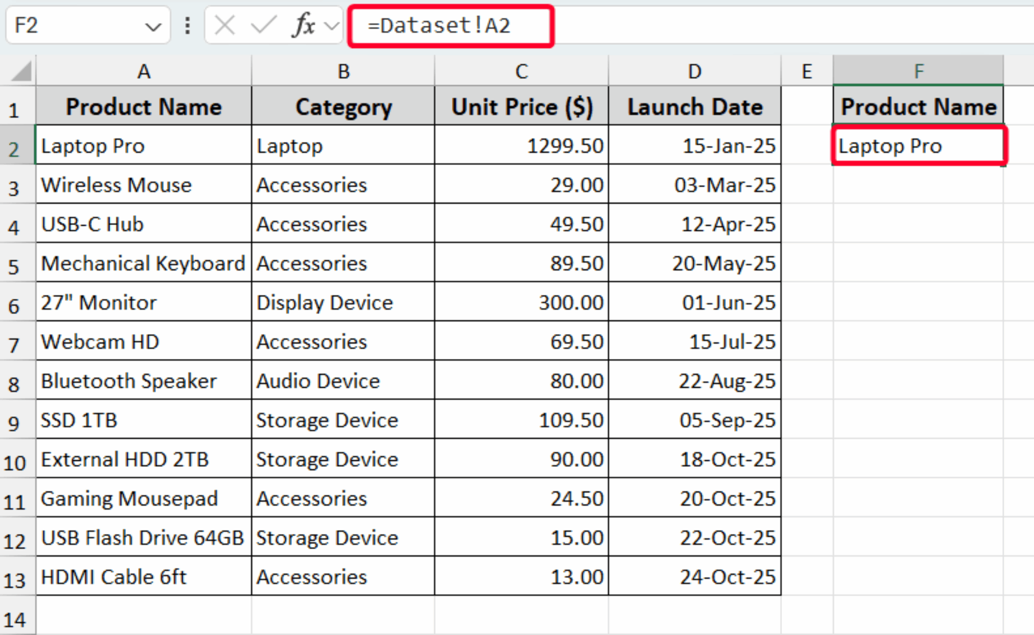 How to Display Text from Another Cell in Excel (8 Examples) - Excel Insider