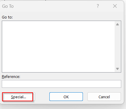 Bring Value from Cells Above to Fill Blanks in Excel