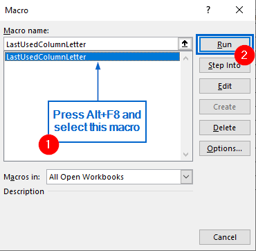 Identify Last Column with Data Automatically with VBA