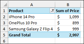 Utilizing Value Filters to Filter Numeric Values