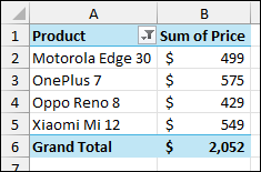 Utilizing Value Filters to Filter Numeric Values