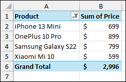 Utilizing Value Filters to Filter Numeric Values