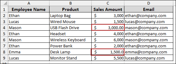 Excel Doesn’t Recognize Duplicates with Decimal Differences