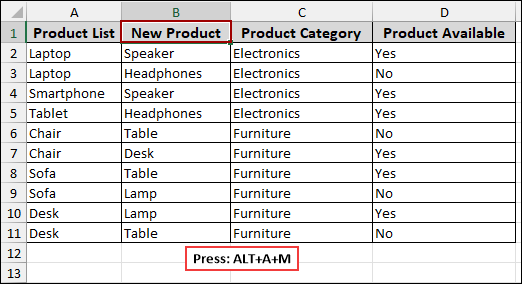 Remove Duplicates Doesn’t Work on Merged Cells