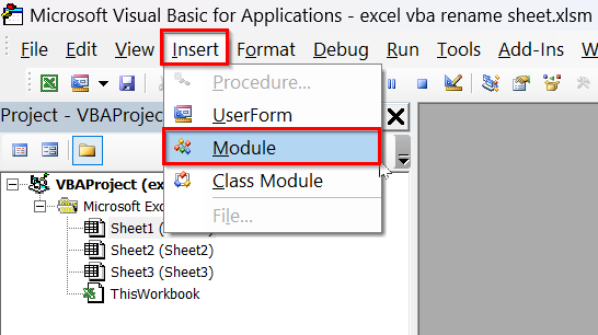 Rename the Active Sheet