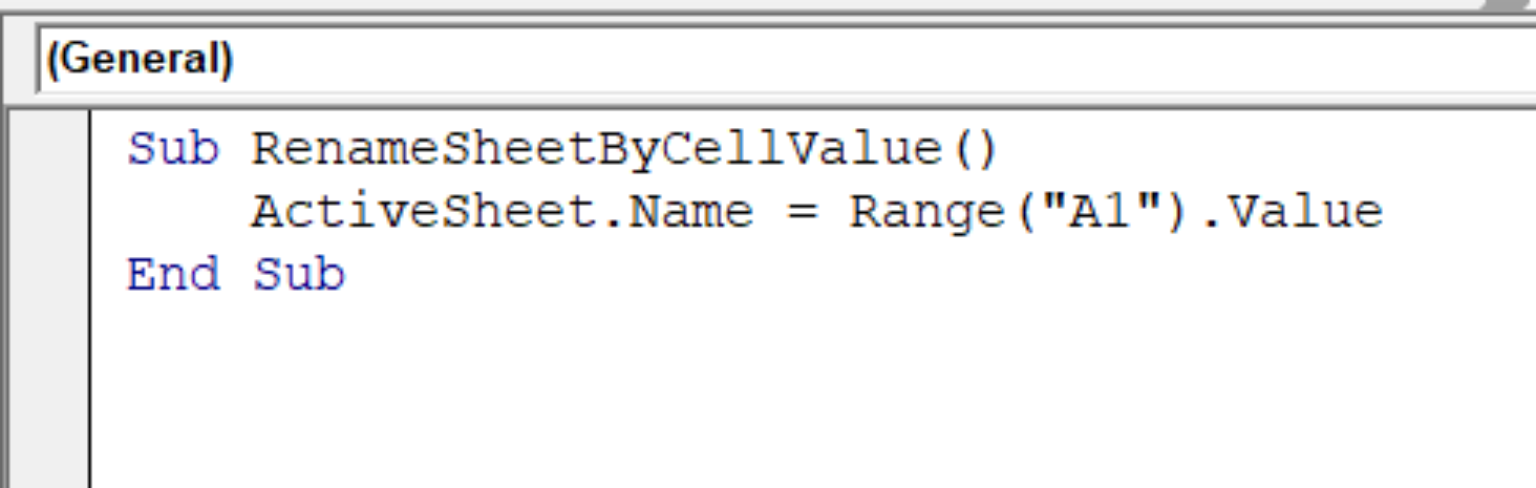 How to Rename a Sheet with Excel VBA (11 Different Criteria) - Excel ...