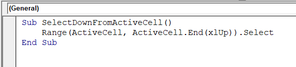 Using Range with End (xlDown, xlUp, xlToRight, xlToLeft)