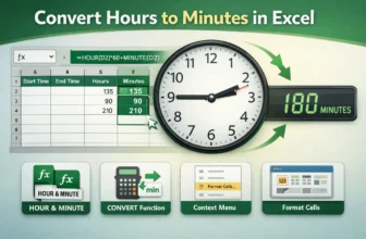 featured image - convert hours to minutes in excel