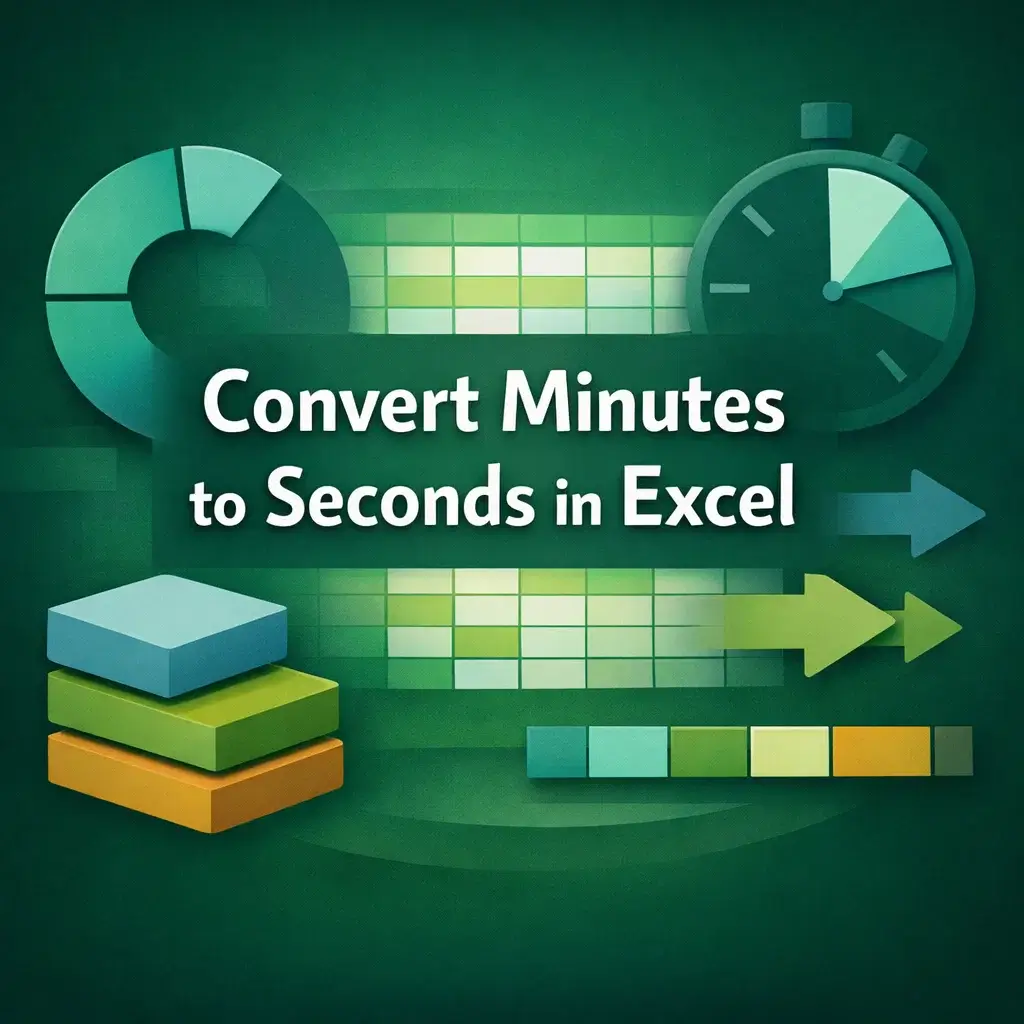 featured image - convert minutes to seconds in excel
