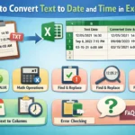 featured image - convert text to date and time in excel