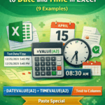 featured image - convert text to date and time in excel