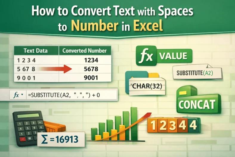 featured image - convert text with spaces to number excel​