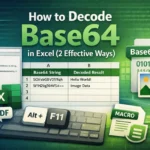 featured image - excel base64 decode