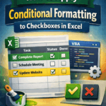 featured image - excel checkbox conditional formatting​