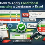 featured image - excel checkbox conditional formatting​