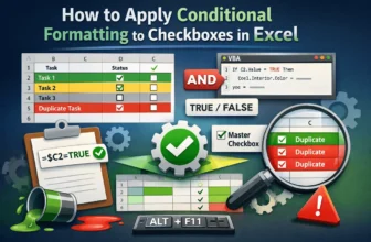 featured image - excel checkbox conditional formatting​