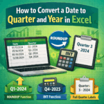 featured image - excel convert date to quarter and year