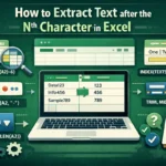 featured image - excel extract text after nth character​