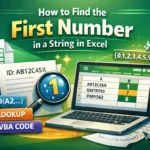 featured image - excel find first number in string​