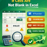 featured image - excel if not blank then calculate