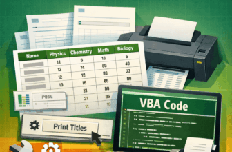 featured image - excel repeat column headings on each page