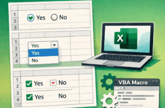 featured image - excel yes no checkbox​