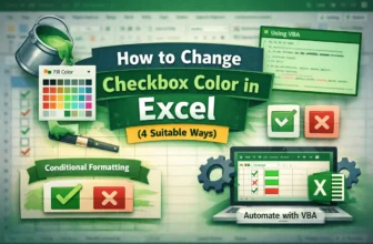 featured image - how to change checkbox color in excel​