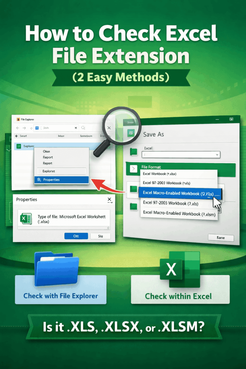 featured image - how to check excel file extension