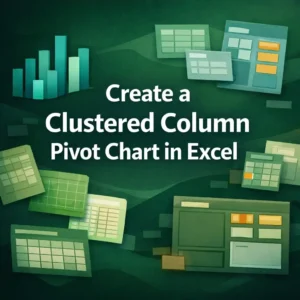 featured image - how to create a clustered column pivot chart in excel