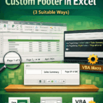 featured image - how to create a custom footer in excel​
