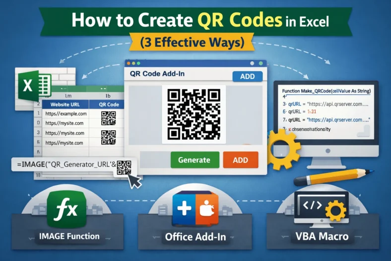 featured image - how to create qr code in excel