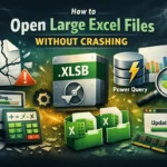featured image - how to open large excel files without crashing